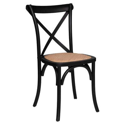 Chaise bistrot Isak pieds chêne