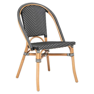 Chaise bistrot Trecia rotin