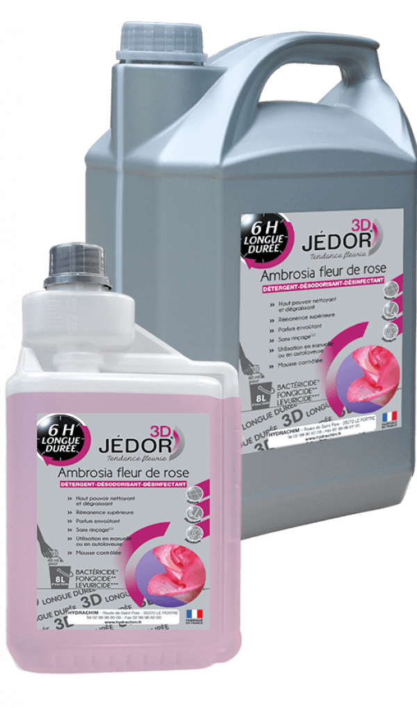 JEDOR 3D LONGUE DUREE AMBROSIA FLEURS DE ROSE