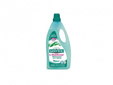 Sanytol Eucalyptus Floor Cleaner 1L bottle - Disinfectant cleaning solution